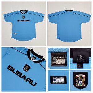 COVENTRY CITY 2001-2002 Vintage Mens 42/44 Large Home Football Shirt CCFC Subaru